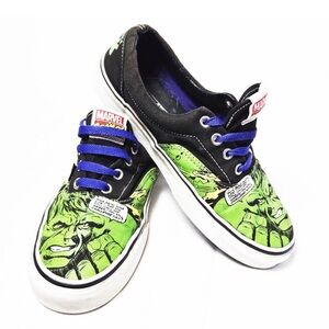 Vans Marvel Comics Hulk Shoes Size 6/7.5